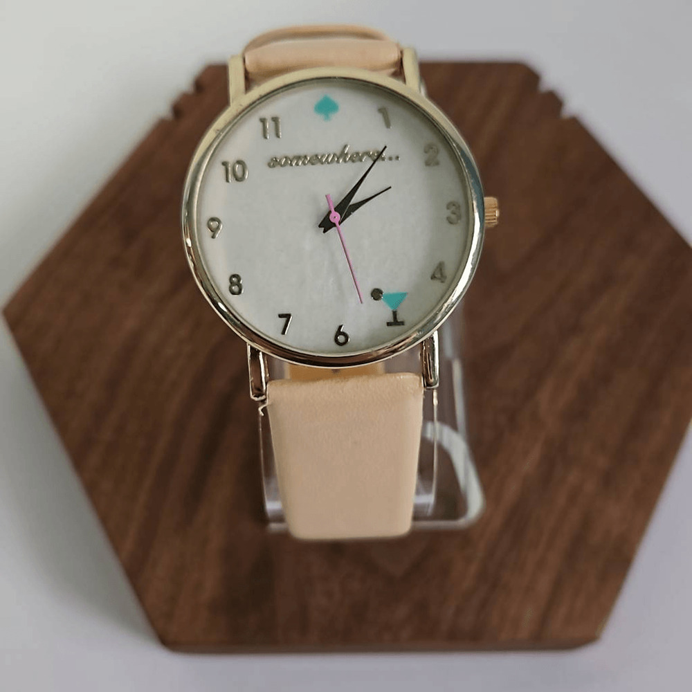 Venti Somewhere Romanian Cocktail Analog Watch New Battery